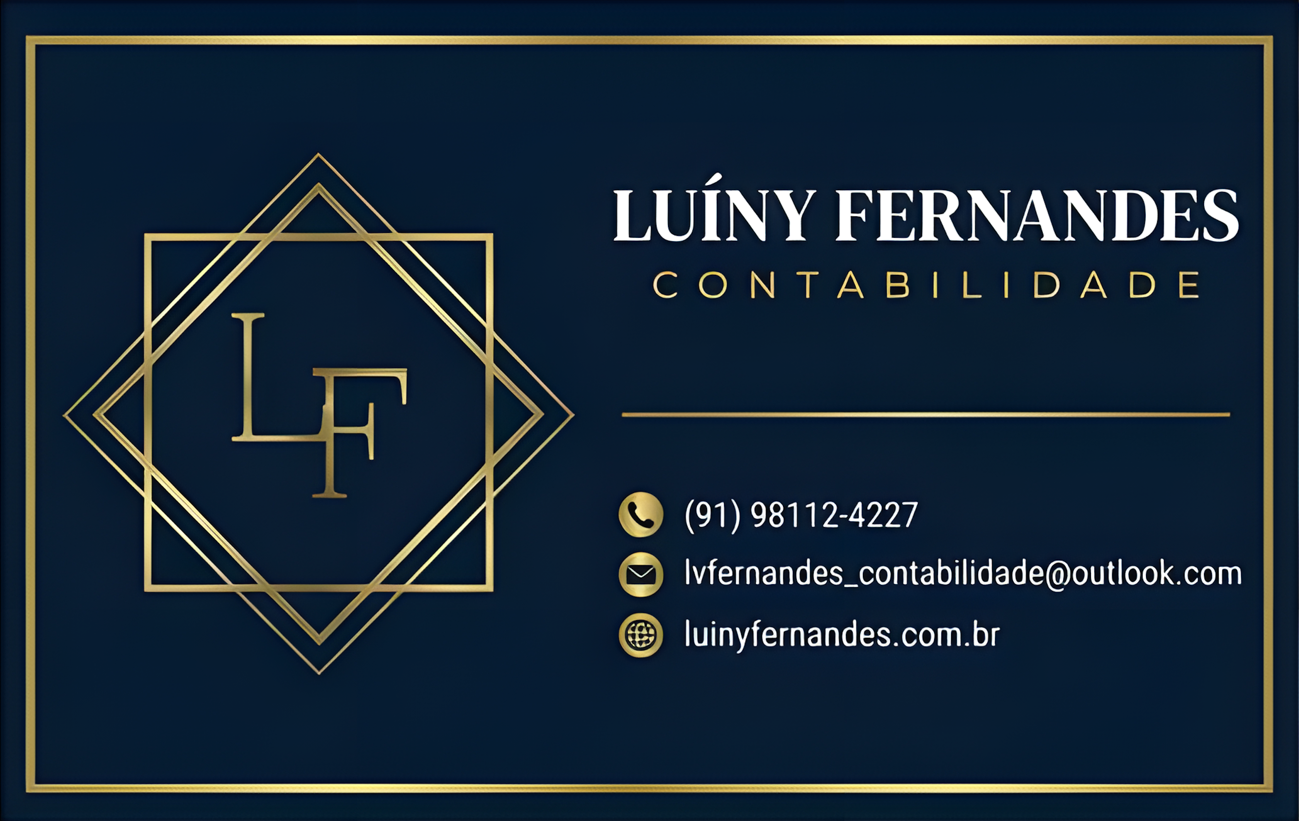 Cartão de Visita LF Contabilidade